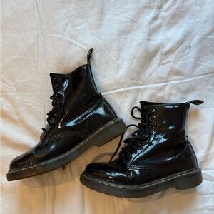 Black Patent Leather Doc Martens size 7